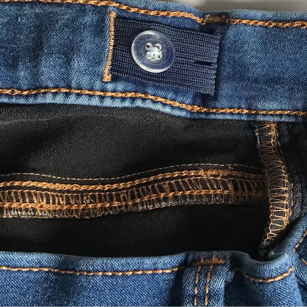 Old Navy Girls Size 12 Blue Medium Wash Ballerina Style Skinny Jeans - Picture 4 of 5